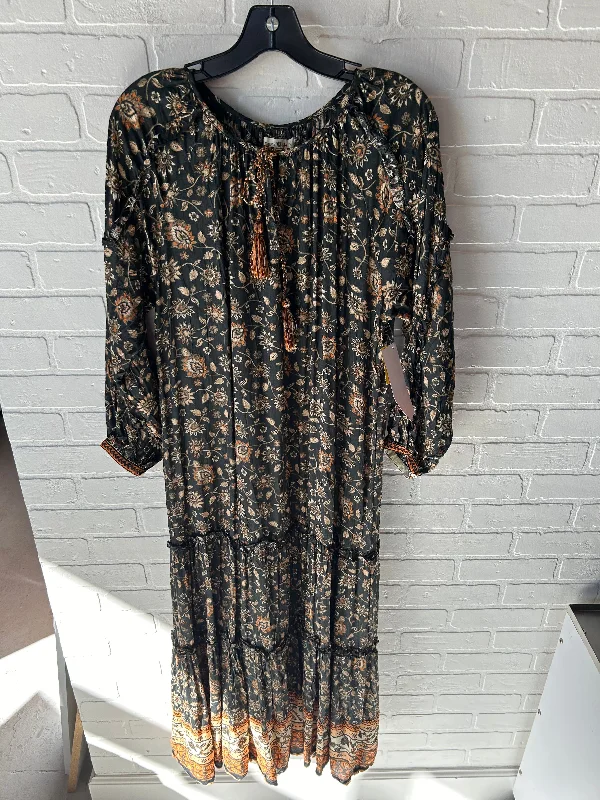 Dress Casual Maxi By Natural Life In Black & Cream, Size: M