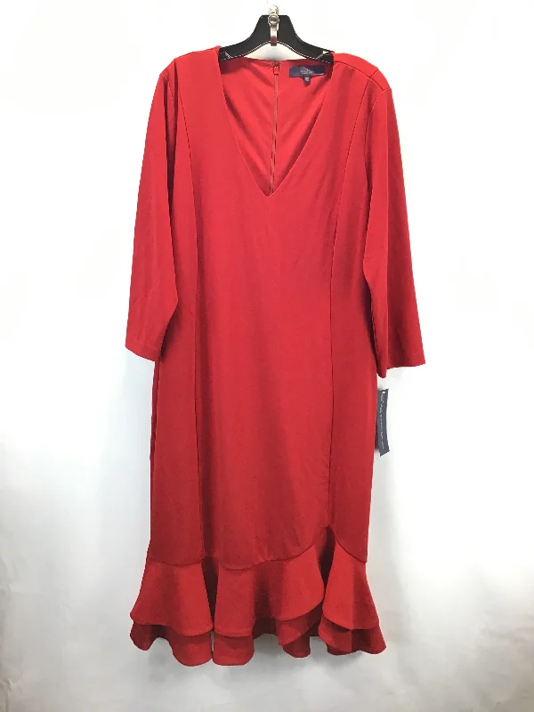 Dress Casual Maxi By Rachel Roy In Red, Size: Xl