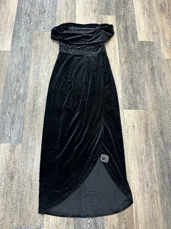 Dress Party Midi By Lulus In Black, Size: S