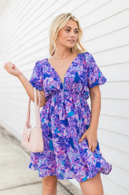 Forever Radiant Multi Printed Mini Dress