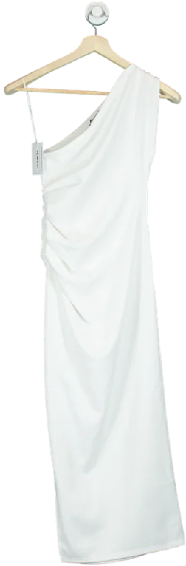 New Look White One-Shoulder Maxi Dress UK 10