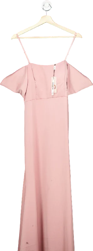 WalG Blush JES09 Off Shoulder Maxi Dress UK 14