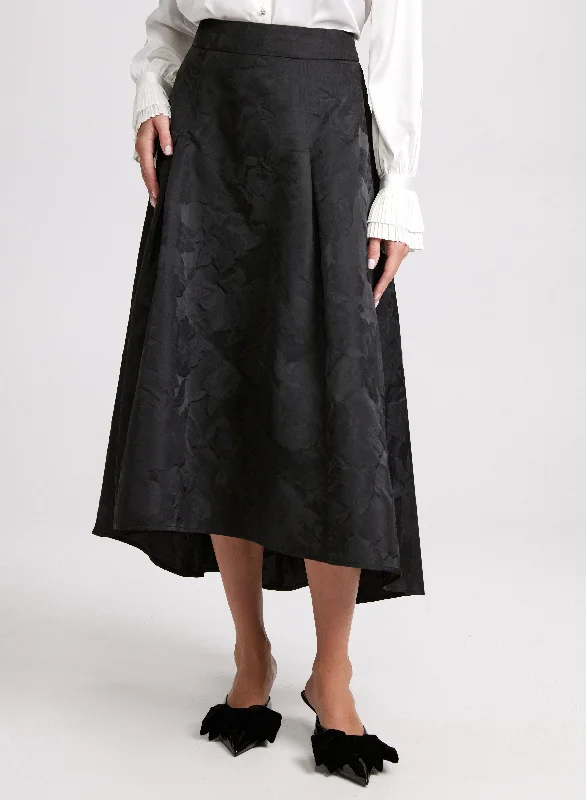 Jacquard Midi Skirt