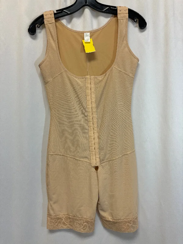 Bodysuit By Clothes Mentor In Tan, Size: L