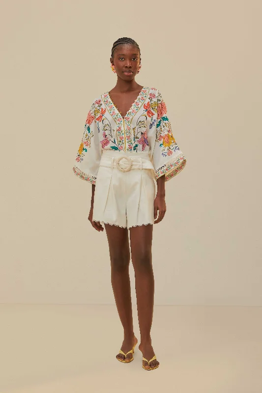 Off-White Insects Floral Bodysuit