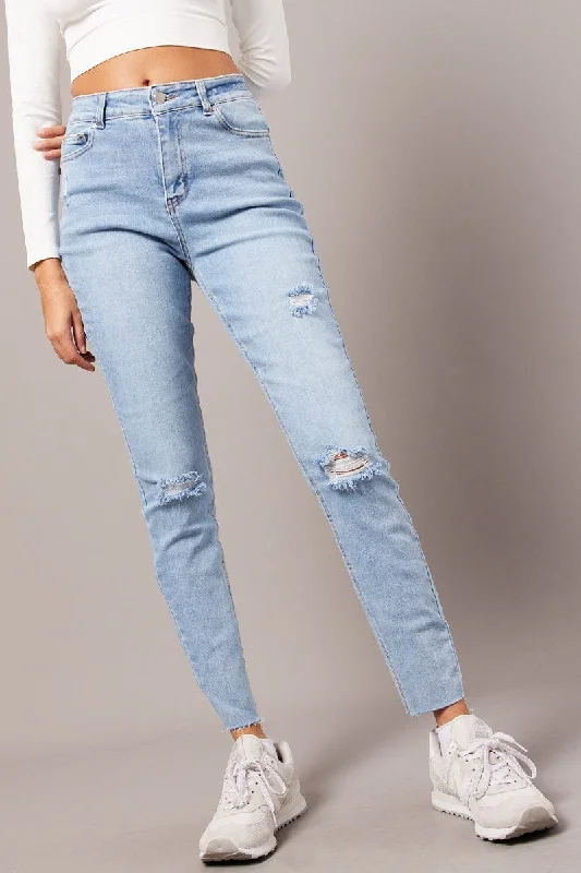 Denim Skinny Jean High Rise