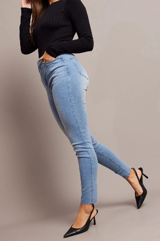 Denim Skinny Jean High Rise