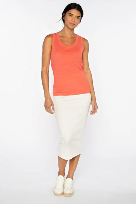 Kinross Cashmere Rib Tank