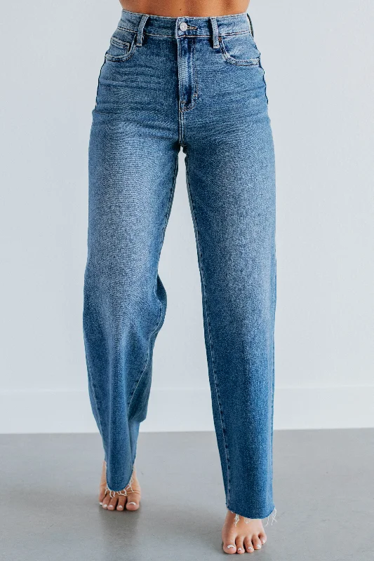 Logan Hidden Jeans - Medium Wash