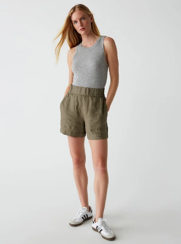 Mavis High Rise Short - Camo