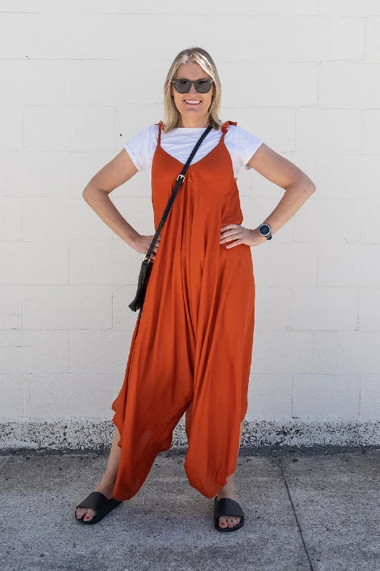 Rust Bali Jumpsuit