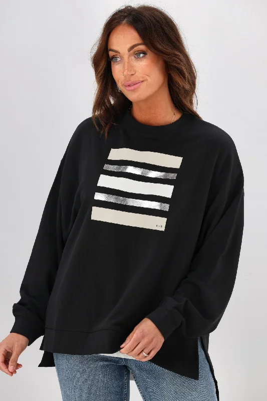 Stella + Gemma Sunday Sweater Black Licorice