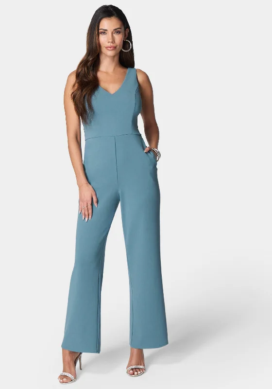 V Neck Core Jumpsuit