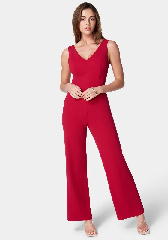 V Neck Core Jumpsuit